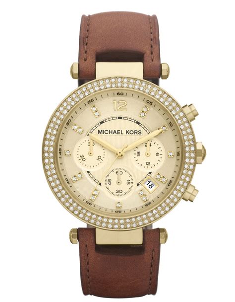 michael kors ladies watches with leather strap|replacement Michael Kors watch bands.